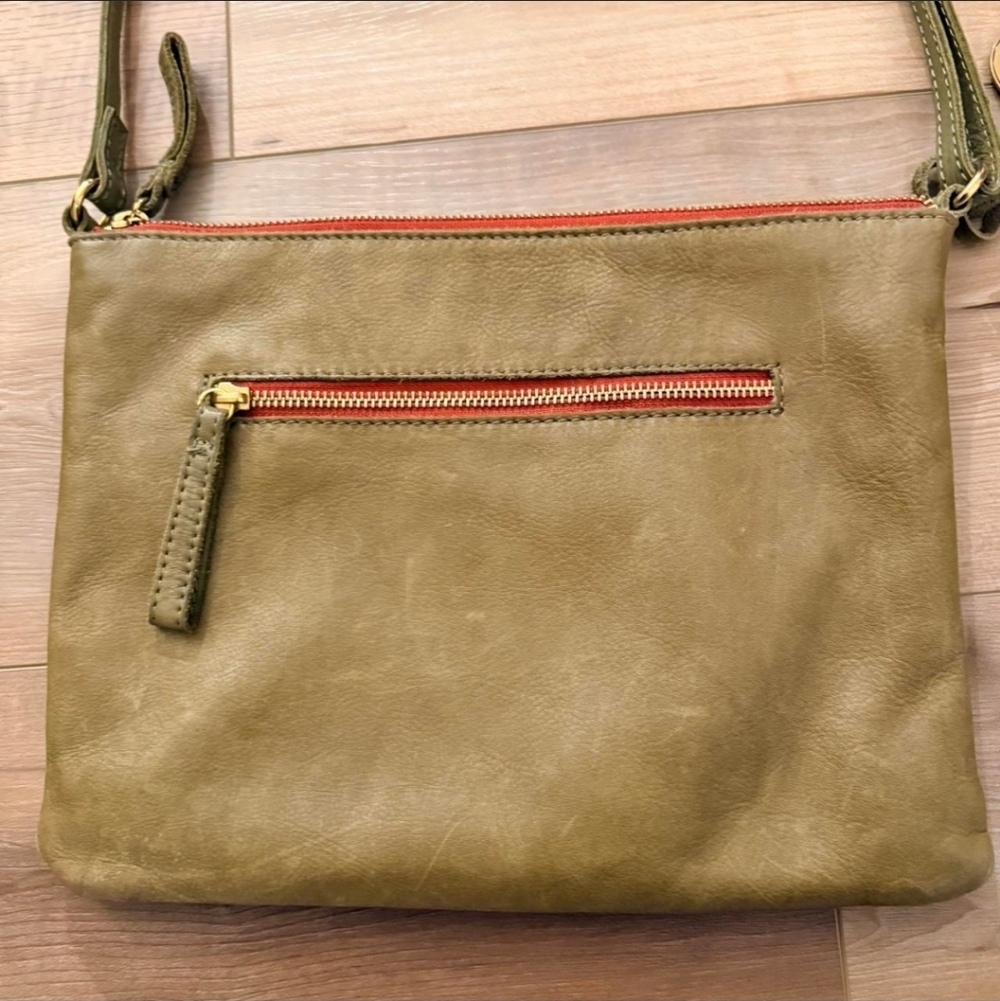 👜 Margot New York Tan Leather Crossbody Bag